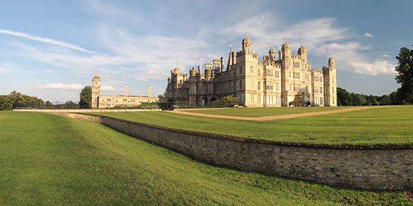 Burghley House landscape view