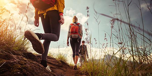 People hiking