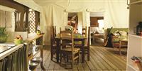 Tent interior