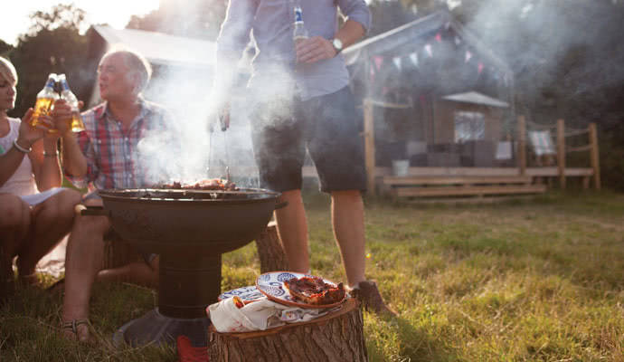 The luxury of glamping with the 'Back to Nature' aspect of camping