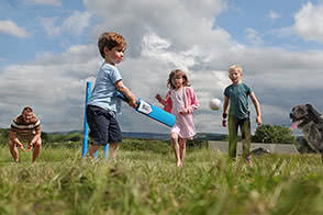 Get the kids active outside playing games