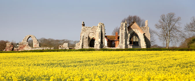 English Heritages's Leiston Abbey